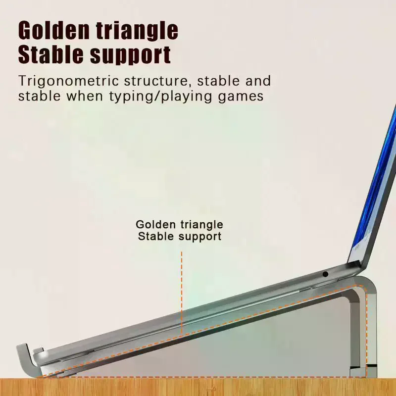 Adjustable New Laptop Stand Notebook Heatsink Riser Bracket Aluminum Ergonomic Foldable Portable Desktop Holder