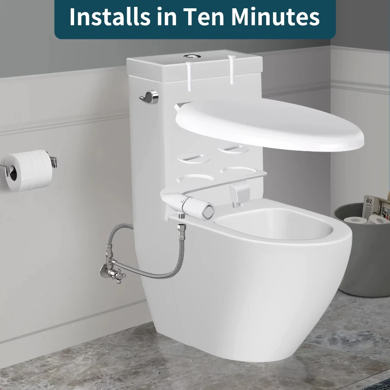 G9/16' Stainless Steel Bidet Hose for Extension 60cm and Installation