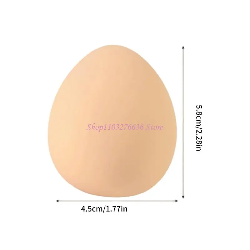 R6FD TPR Relajación Squeeze Toy Eggs 5 PPCS Descompresión Juguete para niños adultos Fun Fun Fun