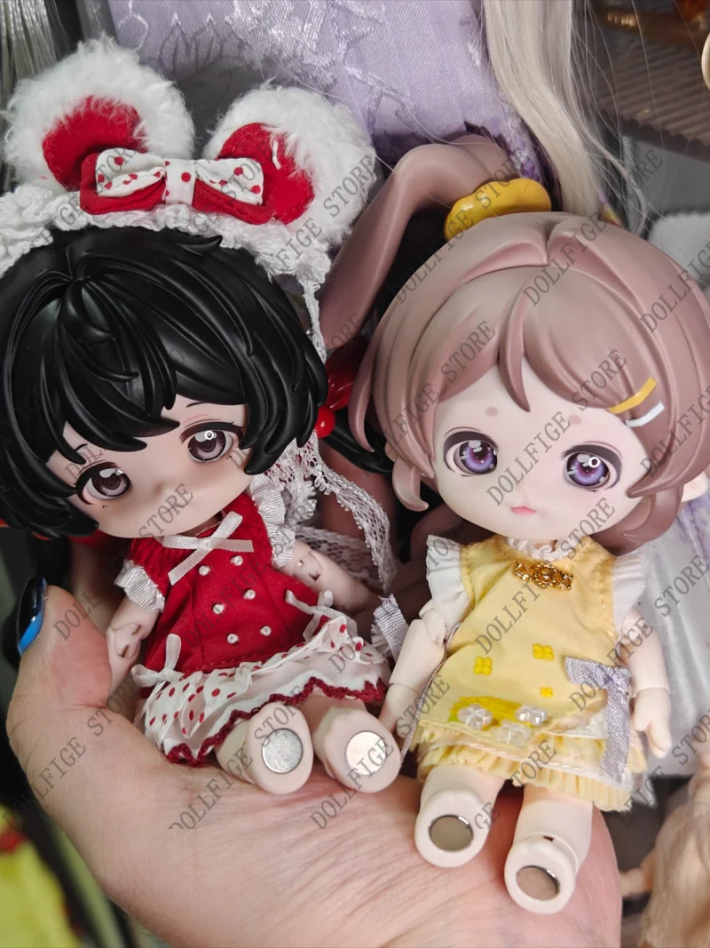متوفر في المخزون Kawaii Come4free كعكة الحليب والقمر 12 نقطة عمل الشكل فستان Bjd دمية صندوق أعمى الديكور هدايا عيد الميلاد المحدودة