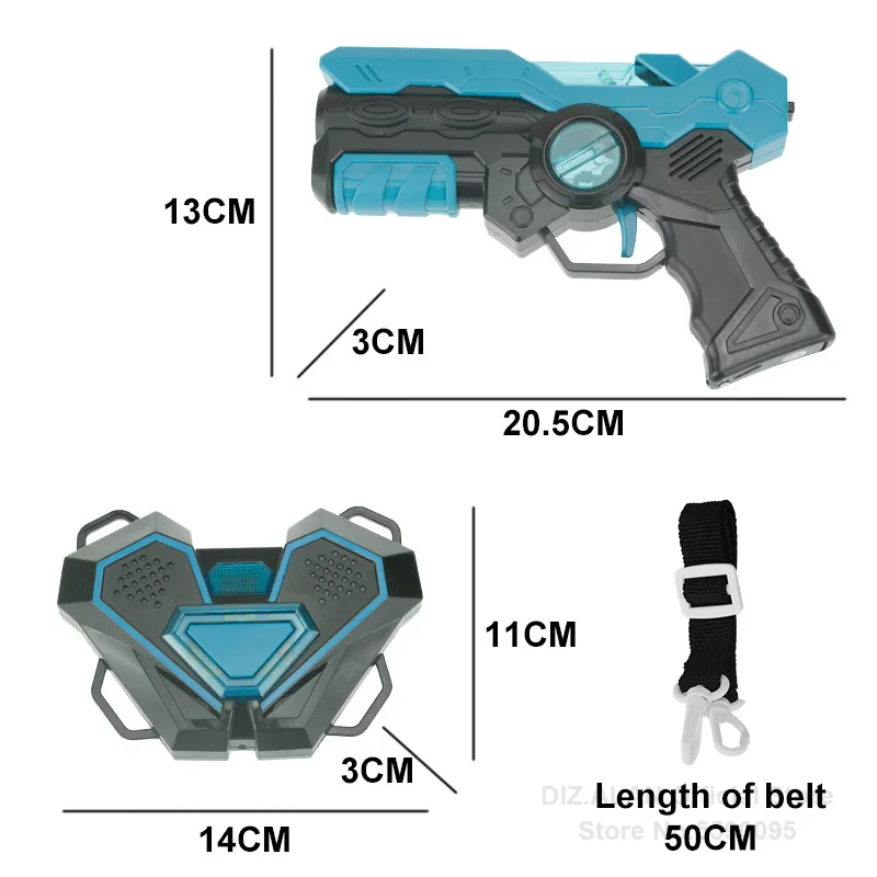 Laser Tag Battle Game Gun Set Electric Infrared Toy Guns Weapon Kids Laser Strike Pistol For Boys Children Indoor Outdoor Sports