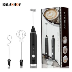 Portable Mini Milk Frothers Wireless Handheld Blender With USB Electric Coffee Maker Whisk Mixer For Cappuccino Milk Foamer