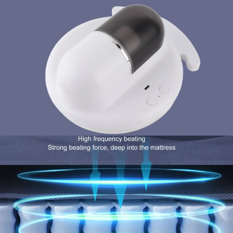 Bed Vacuum Cleaner 14Kpa Suction Intelligent Automatic Cordless Handheld Allergen Vacuum with UV for Hair Dust Removal