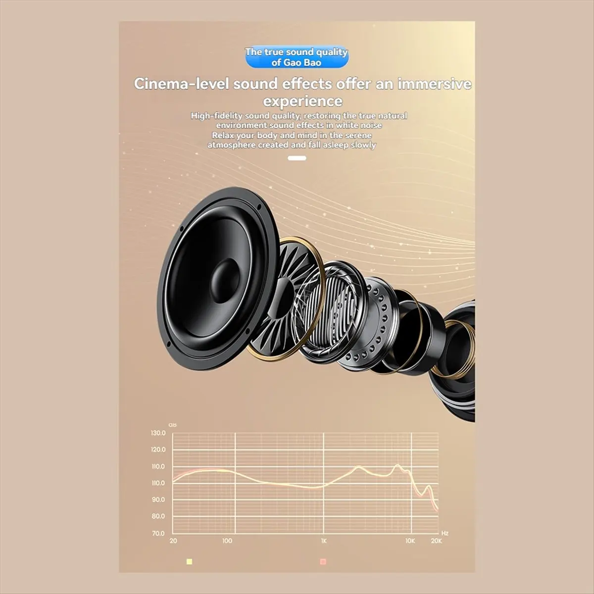 

(FDDT) Генератор белого шума с 12 регулируемыми режимами, ночник, портативная Bluetooth-колонка, функция таймера