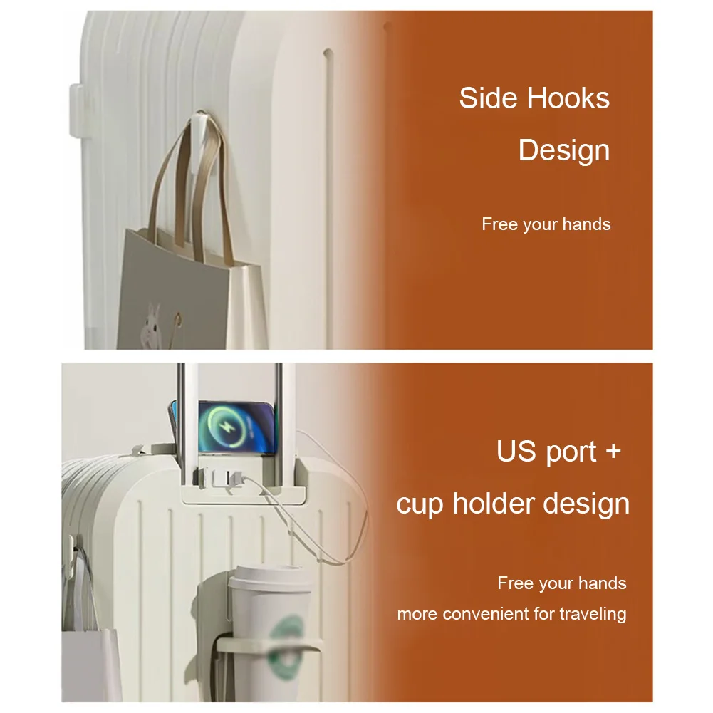 12 Inch 20 Inch 24 Inch Trolley Case Luggage Set with Spinner Wheels 3 Pieces Carrier TSA-Approved Lock Trolley Luggage Bag Case