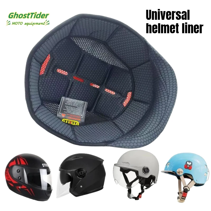 

HOT Riding Electric Motorcycle Helmet Lining Cushion Sponge Cushion Half Full Helmet Accessories Winter Universal Cushion