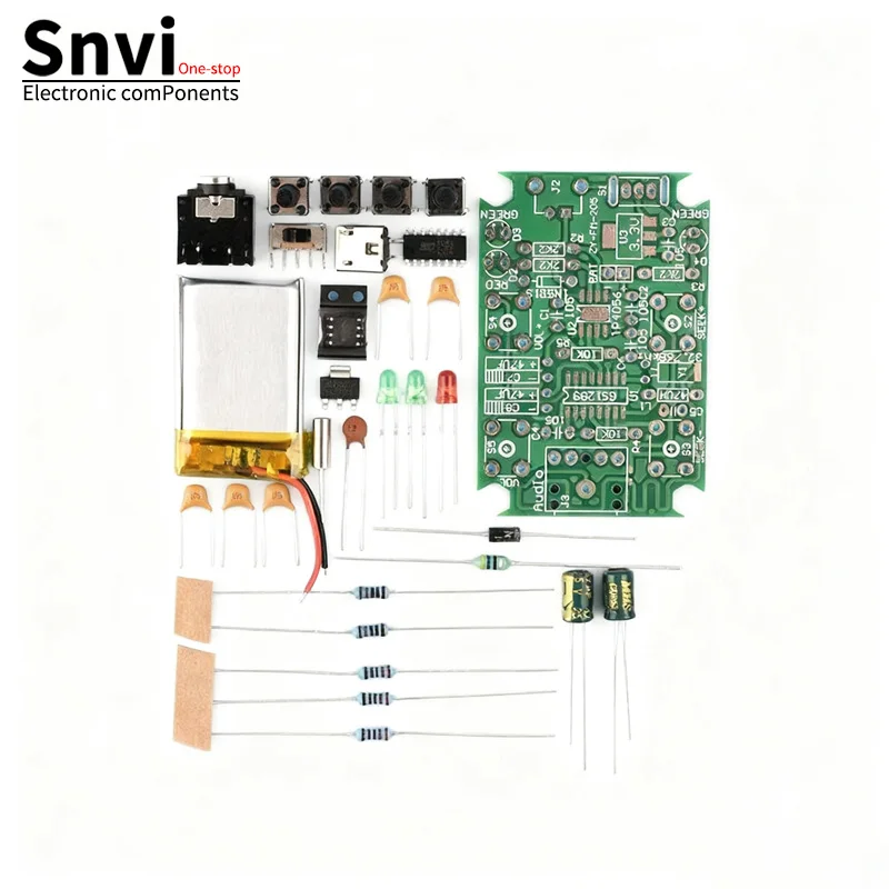 FM Stereo Radio Kit - Digital GS1299 Frequency Modulation Electronic Production DIY Soldering Training Practice