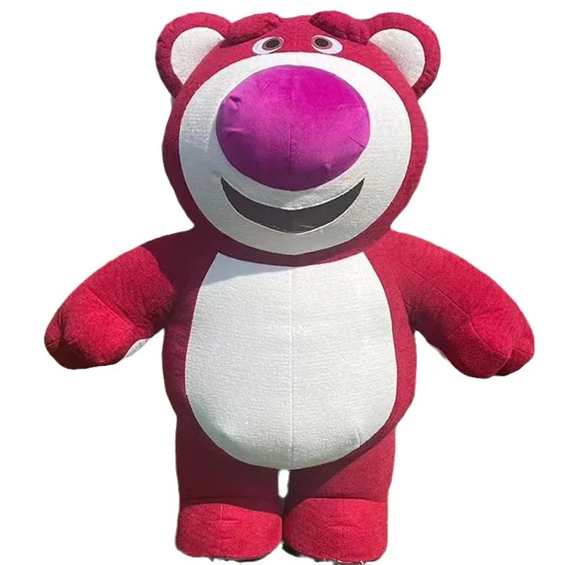 Stitch cosplay trajes inflável bonito mascote cristal super macio tecido shopping exposição em quadrinhos boneca roupas