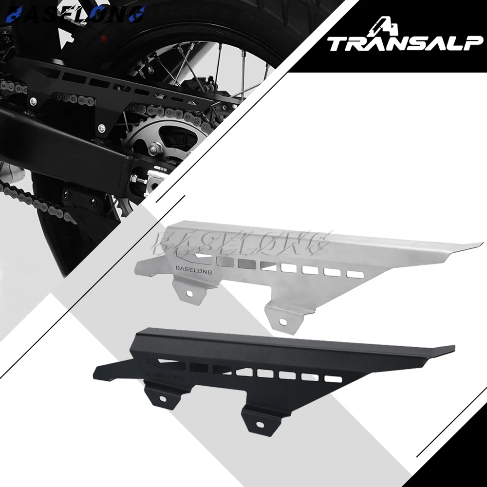 لهوندا XL750 Transalp750 XL 750 TRANSALP 2023 2024 2025 2026 دراجة نارية الملحقات الخلفية سلسلة غطاء حماية ضرس حامي