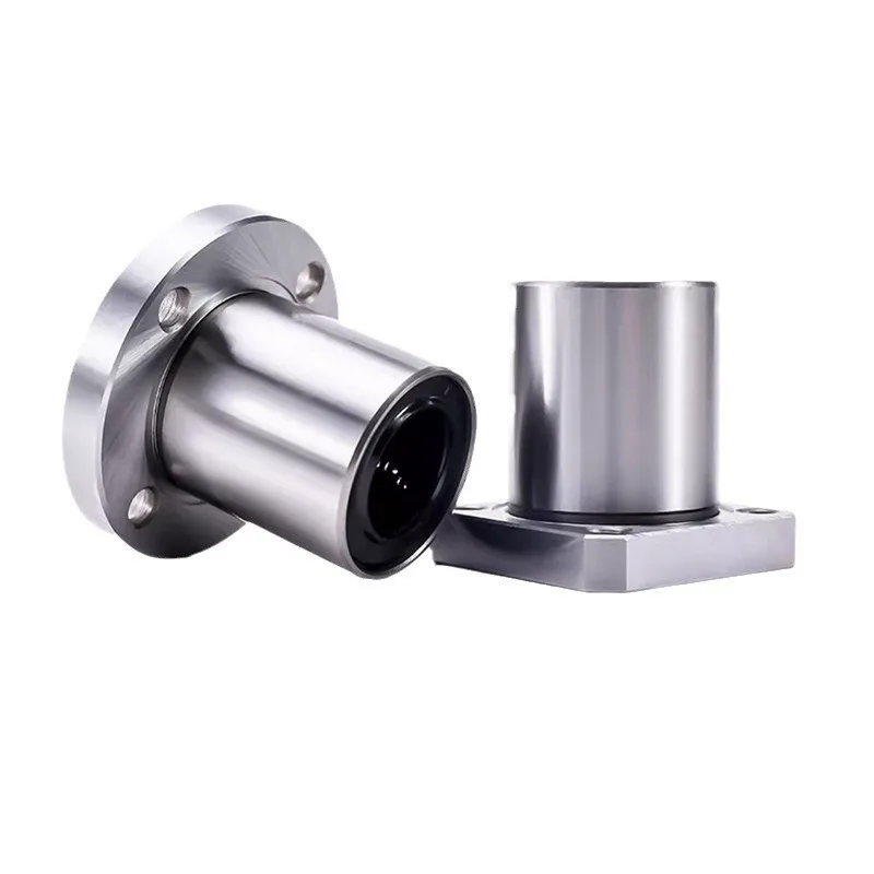 2pcs Round Flange Linear Bearings LHFR/SMF/LMF6UU LMF8SUU LMF8UU LMF10UU LMF12UU LMF16UU LMF20UU LMF25UU LMF30UU LMF35UU(mm)