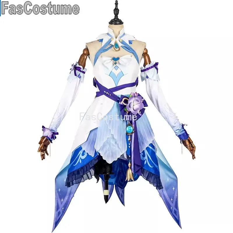 

FasCostumeGenshin Impact Nilou Skin Game Suit Elegant Lovely Dress Uniform Cosplay Costume Halloween Party Outfit Women XS-XXL