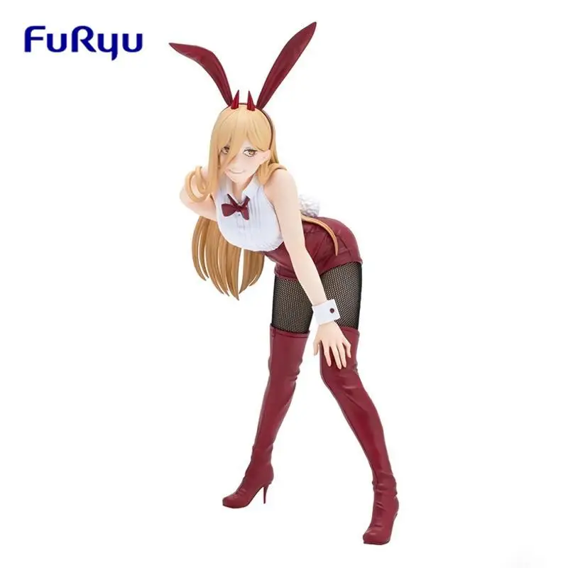 

Original FuRyu BiCute Bunnies Chainsaw Man Power Bunny Girl PVC Anime Figure Action Figures Model Toys