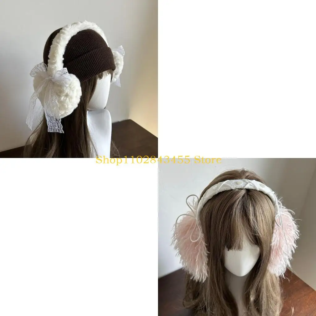 49mc-jolis-cache-oreilles-a-nœud-papillon-longs-chauds-en-peluche-couvre-oreilles-pour-etudiantes-filles-adultes