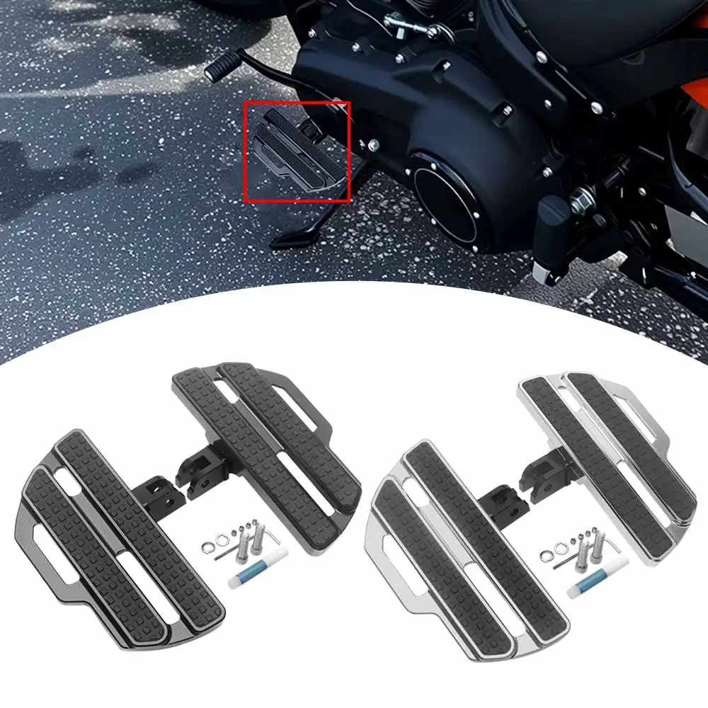 

1 пара нескользящих резиновых подножек, подходящих для Harley Softail Breakout Fat Bob Low Rider Street Bob Flsb Fxst Rh1250S 2018-2024