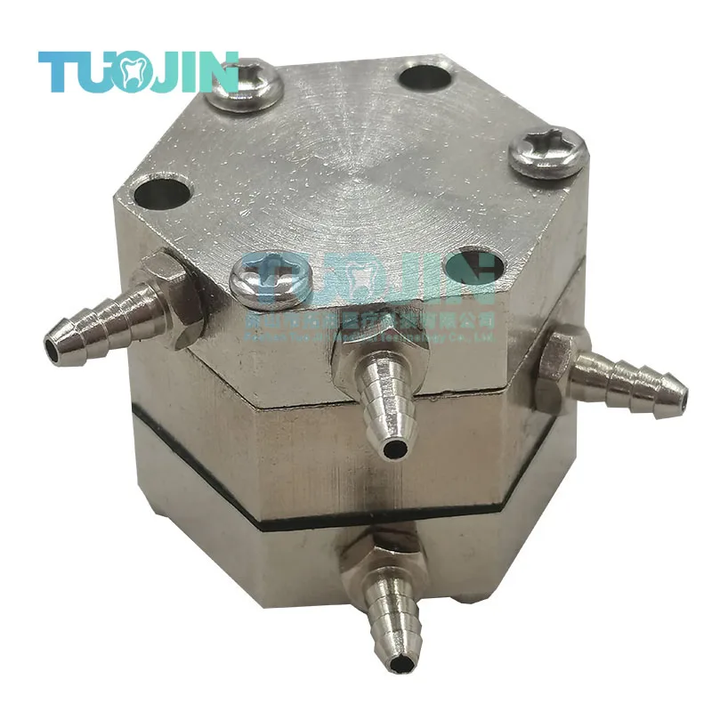 High quality Dental Hexagonal Air controlled water valve for Dental Chair Accessories Unit Parts Device Water Air Valve