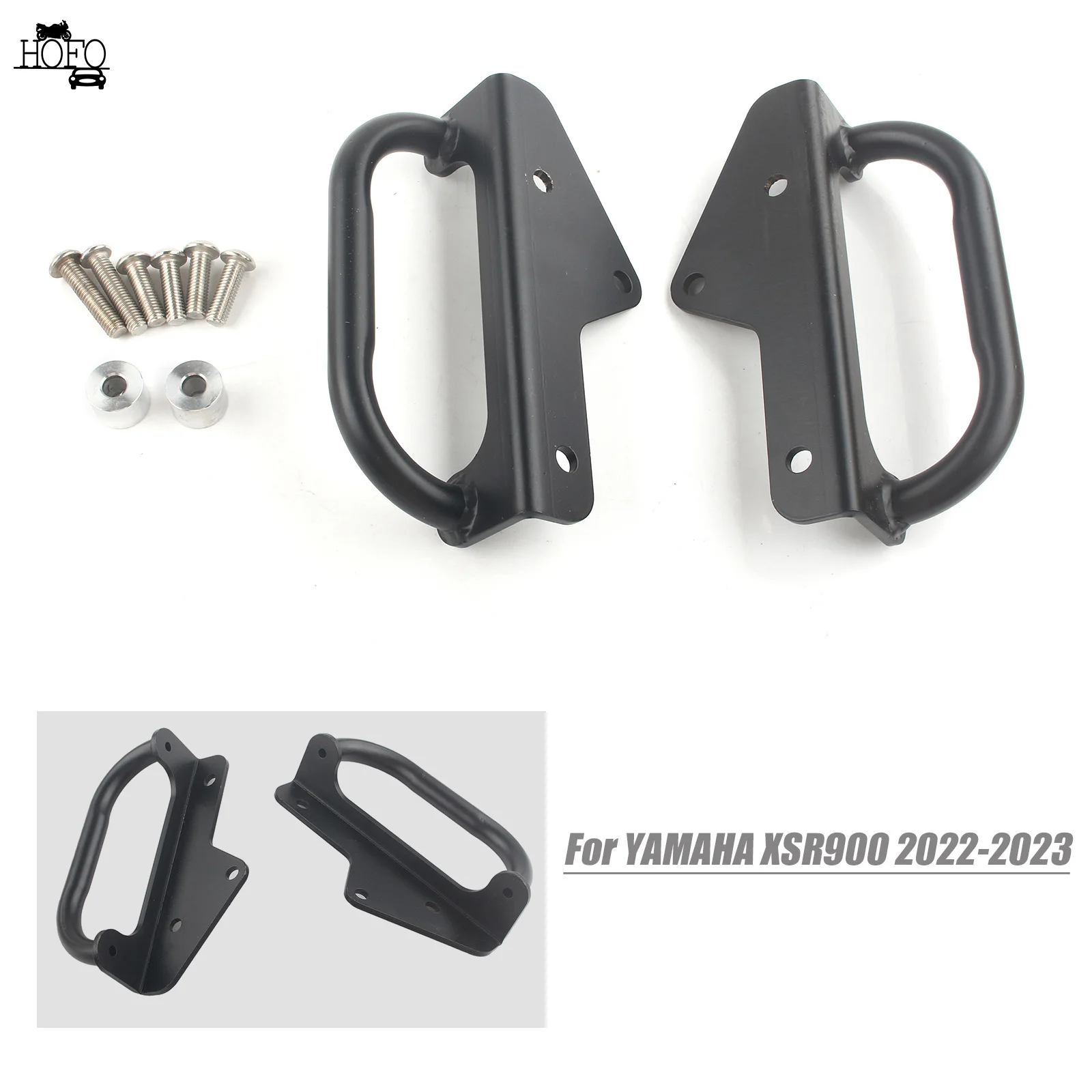 

Motorcycle Rear Passenger Armrest Hand Holder Luggage Rack Rear Solo Seat Armrest fit for YAMAHA XSR900 2022-2023