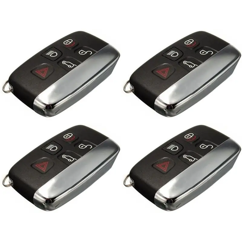 A03Z-4X 5 BUTTON KEY FOB CASE SHELL For LAND ROVER LR4 For RANGE ROVER SPORT EVOQUE REMOTE