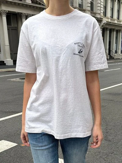 

Woman Letter Print Loose T-Shirt Summer O-Neck Short Sleeve Cotton Tee Shirt Vintage Y2k Streetwear Preppy Style Top Tshirt