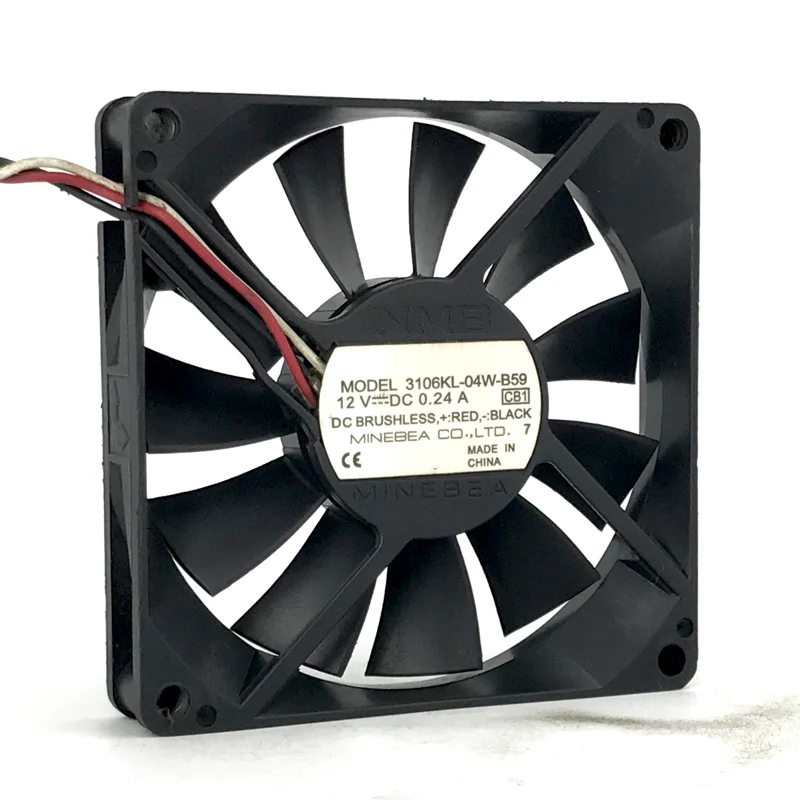 ORIGINAL 3106KL-04W-B59 DC12V 8015 80*80*15mm NEW COOLING FAN RADIATOR