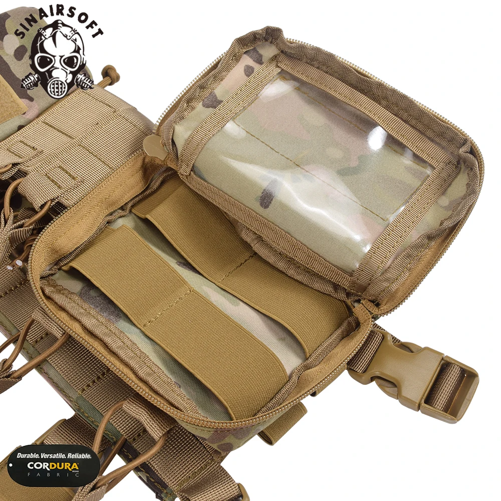 Imagem -05 - Equipamento Militar Tcm Peito Rig Airsoft Colete Tático Pacote Militar Revista Bolsa Coldre Molle Sistema Cintura Homens Nylon