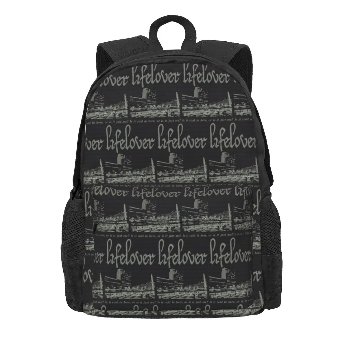 

Lifelover Black Metal Band Depressive Rock Erotik Music Backpack Daypack Children BookBag School Bag Shoulder Bags for Men Women