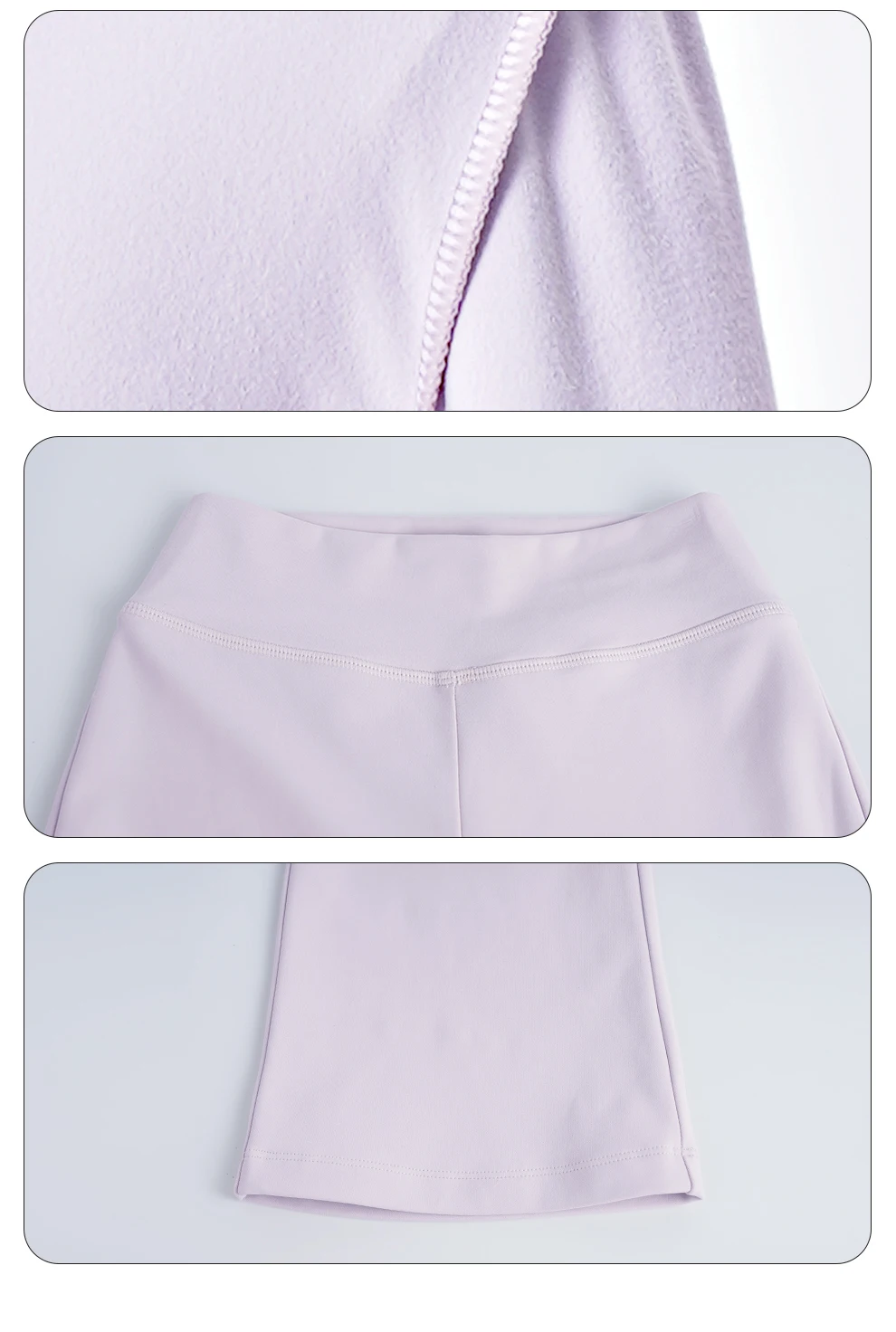 Kinder Warme Dancewear Tops Hosen Set Winter Fleece Ballett Outfits für Mädchen Tanz Praxis Leistung Kostüm – Detail 5