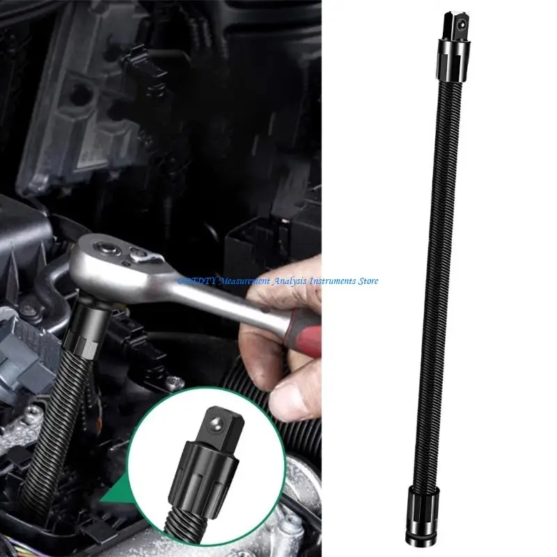 367D Alloy Steel Wrench Adapter With Swivels Head And Shock Absorption Technology Multipurpose Power Tool Extension Rod