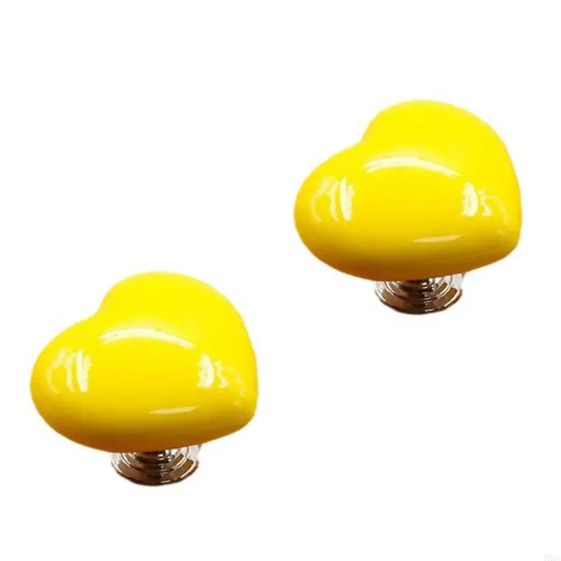 Colorful Heart Toilet Press Button Water Press Flush Button Creative Addition to Your Bathroom Decor Assistant Handle