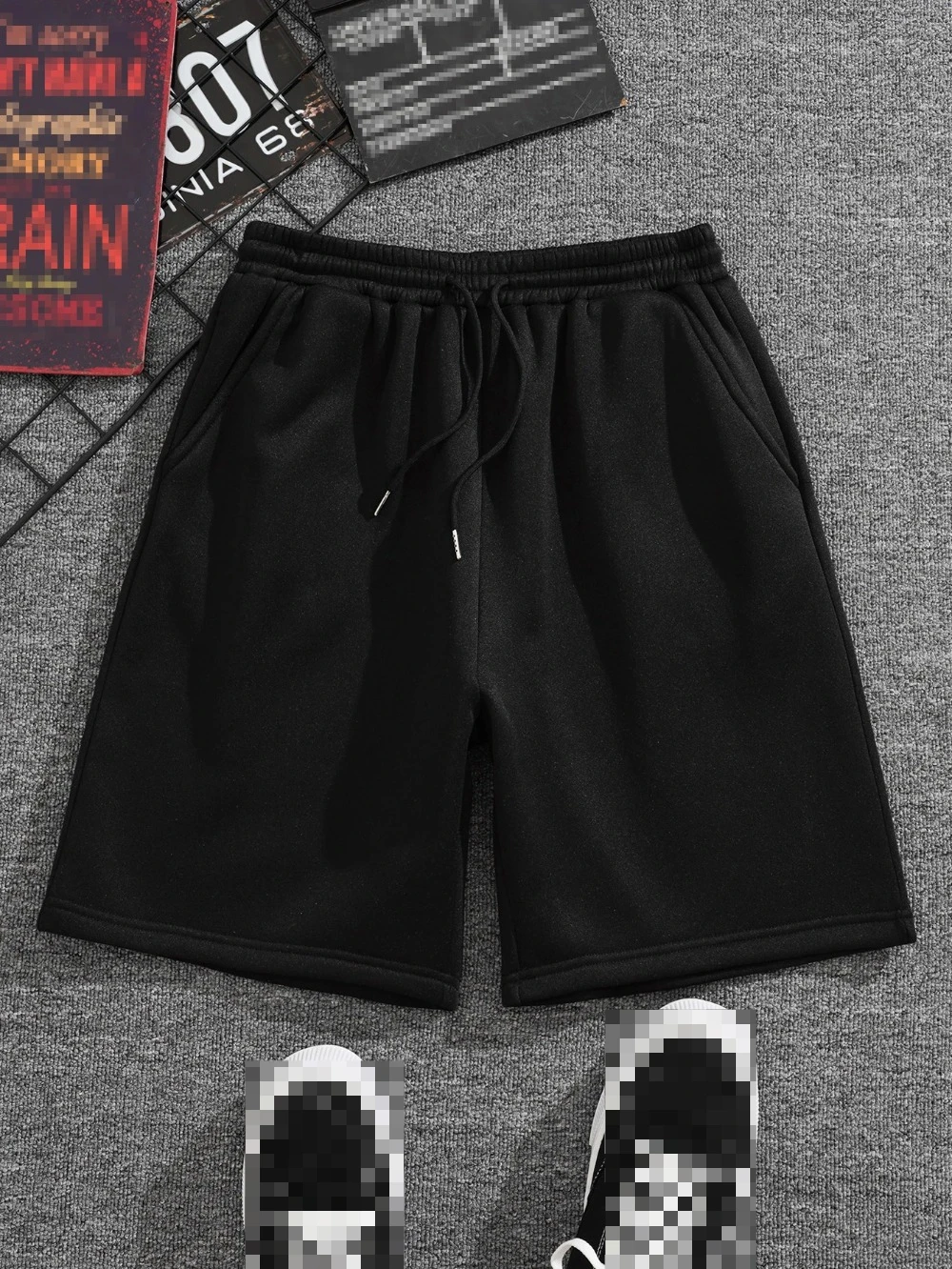 Multi Functional Men's Casual Shorts, Suitable for Street Photography Casual Wear Men's Loose and Lightweight Summer Shorts