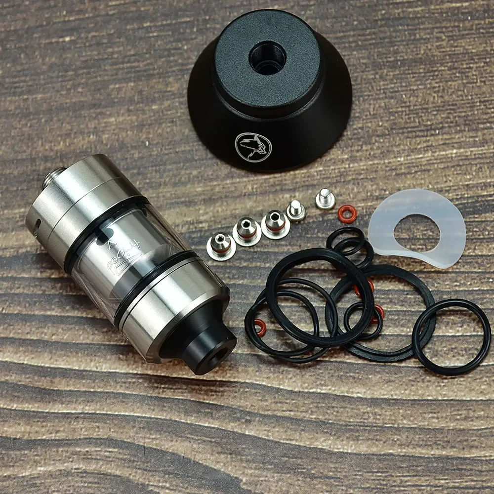 

Wolfcoolvape 316SS Tripod RTA 2ml MTL Rebuildable Tank Atomizer 22mm Diameter Vape RTA for Mod DIY E-Cigarette Kits