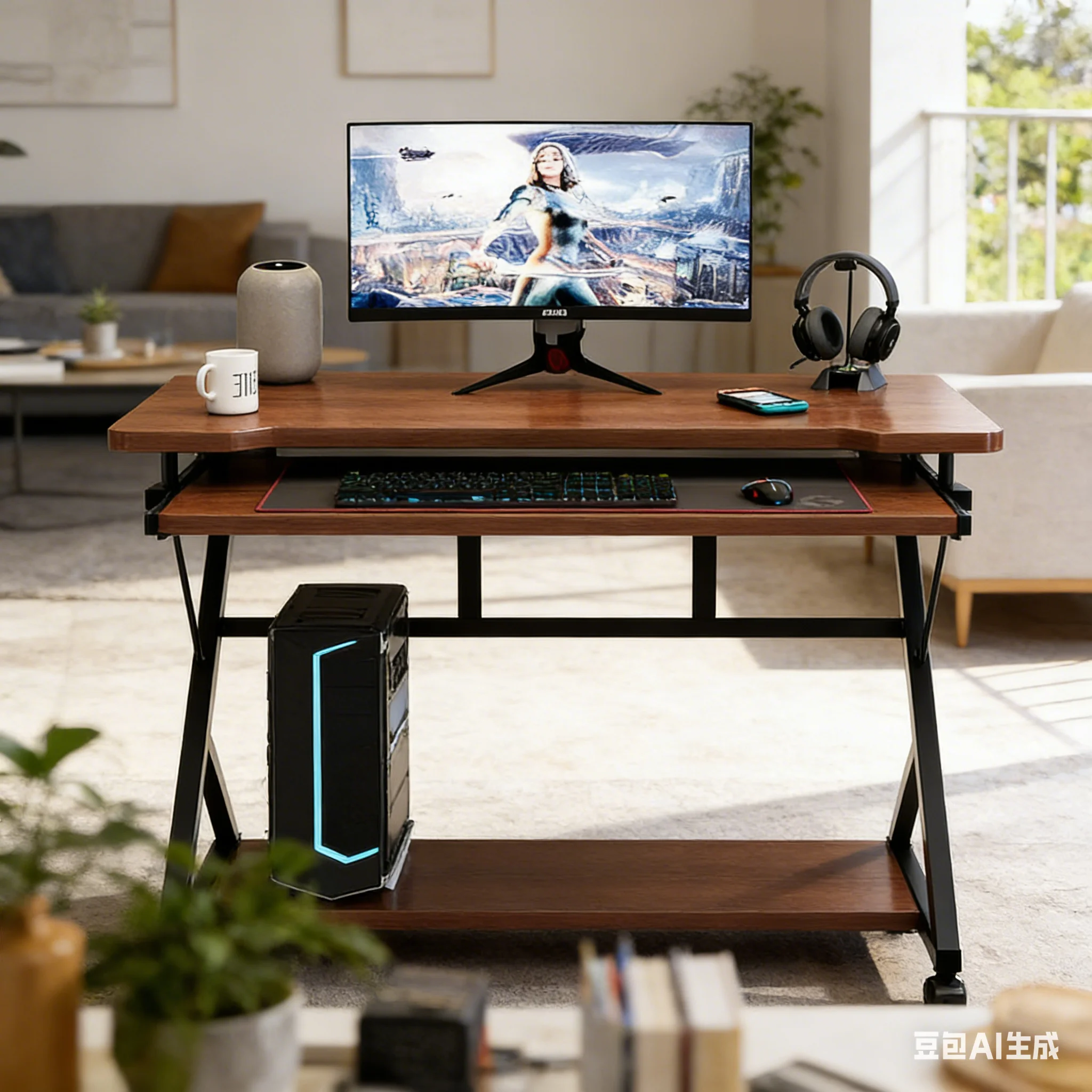 aoliviya-modern-bookshelf-integrated-desk-with-home-computer-desktop-rental-house-simple-office-bedroom-student-writing-light-b4