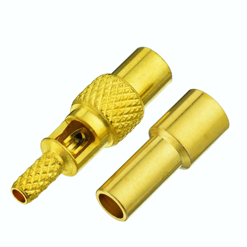 Superbat MMCX Crimp Weibliche Gerade RF Koaxial Stecker für Kabel 1,13mm, 1,37mm RG178