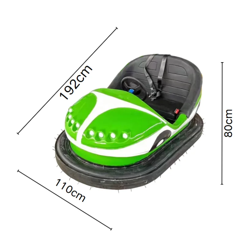 Customized Indoor Outdoor Battery Bumper Car Amusement Equipment Floor Bumper Car Sky Net Bumper Car for Adults and Kids