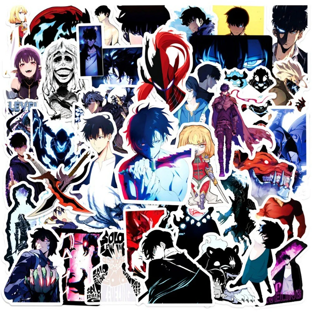 50/100 Stück Cartoon HD Anime Charakter Doodle Aufkleber für Notizbuch, Handy, Laptop, Koffer, Tasse, Wasserfeste Scrapbook DIY Abziehbilder