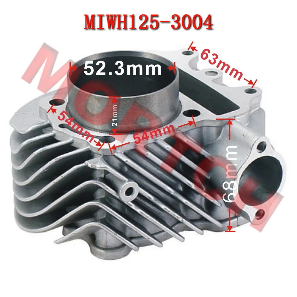 

GY6 125 Cylinder Block For GY6 Chinese Scooter Moped keeway ARN 125 Matrix 125 F-act 125 RX9 LEONE QJ153QMI-3 WH125 Engine