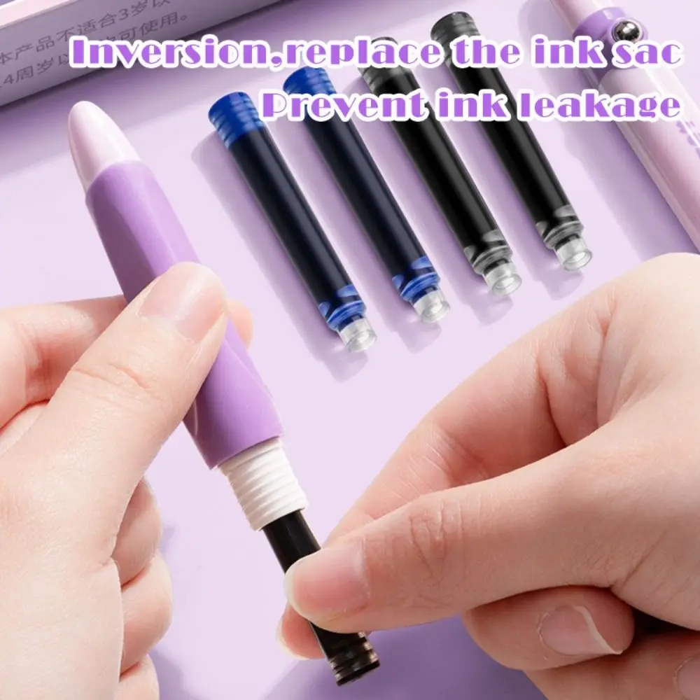 

Мультяшный сменный мешок с чернилами, перьевая ручка, ручка для коррекции осанки, декомпрессионная гелевая ручка, мягкая ручка, нейтральная ручка, студенческий подарок