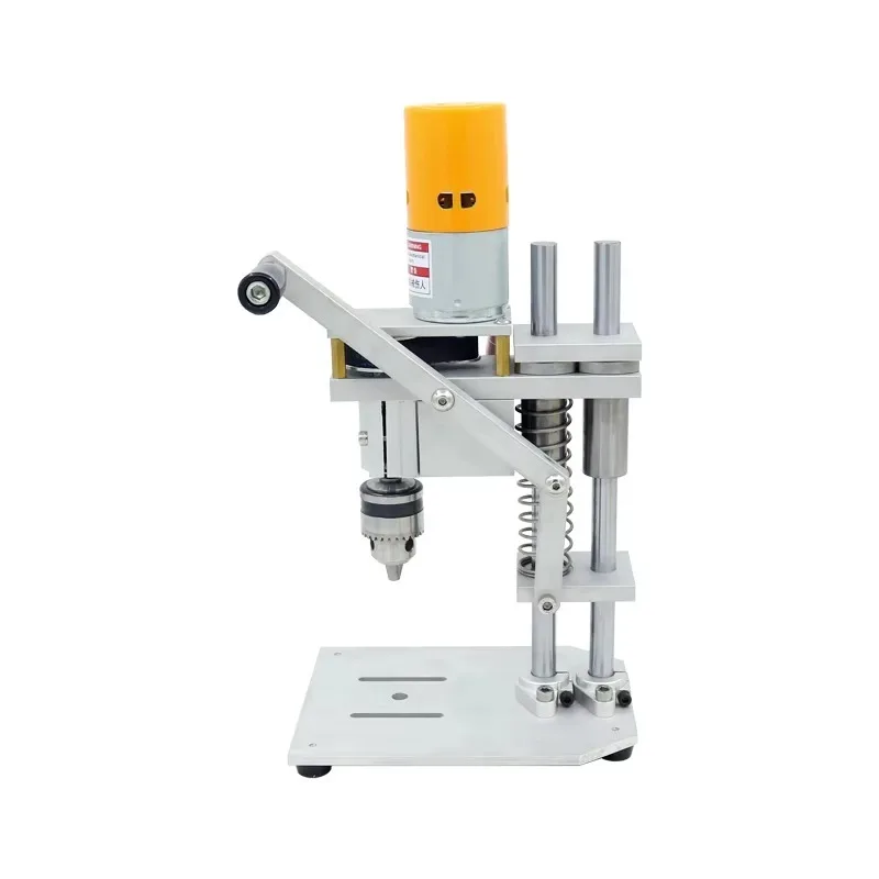 Mini Bench Drill Press 220V Variable Speed Portable DIY Drilling Machine for Watch Repair Home