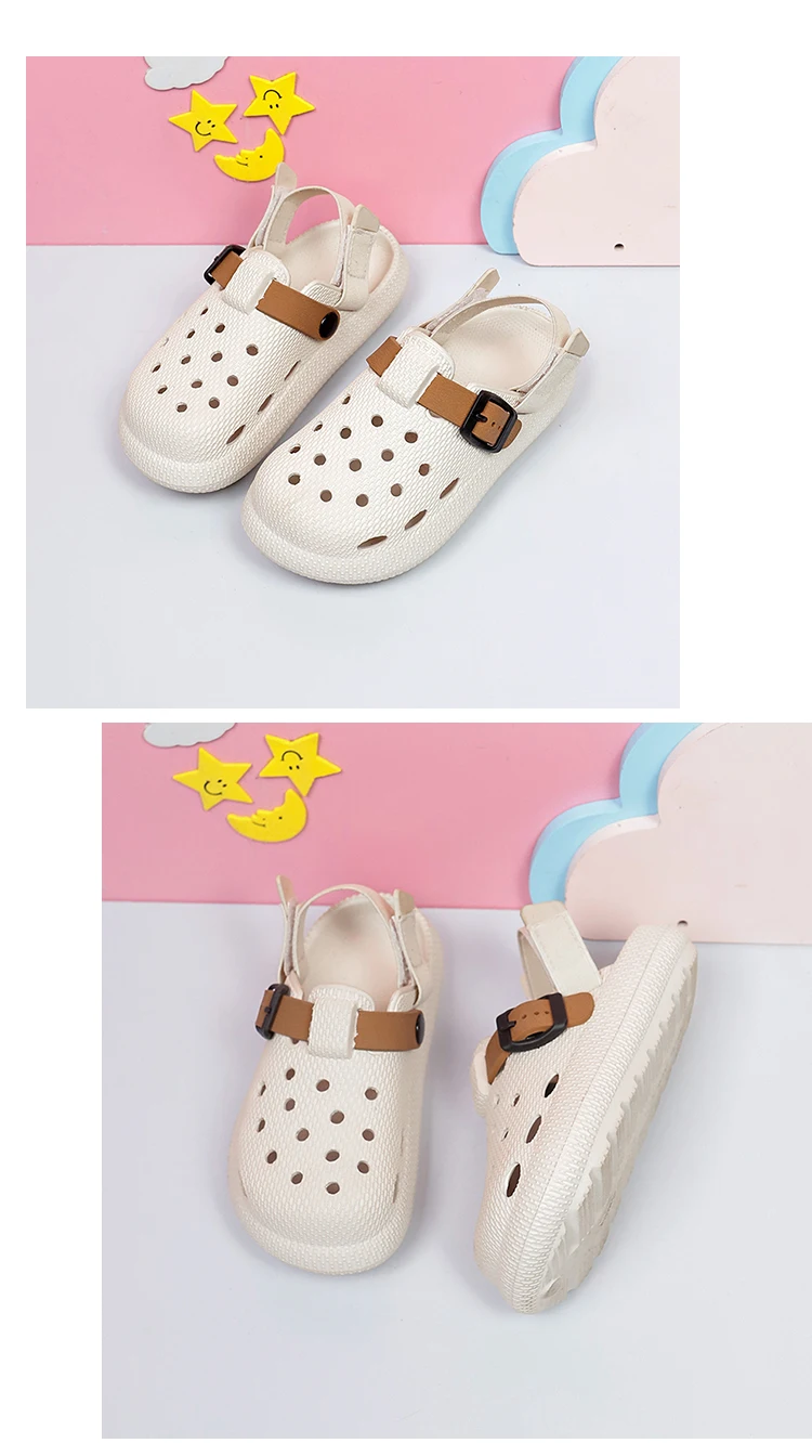 Neue Kinder-Clogs, Leichte Sommer-Sandalen mit Geschlossenem Zehenbereich für Jungen und Mädchen, Outdoor-Strandsandalen – Detail 10
