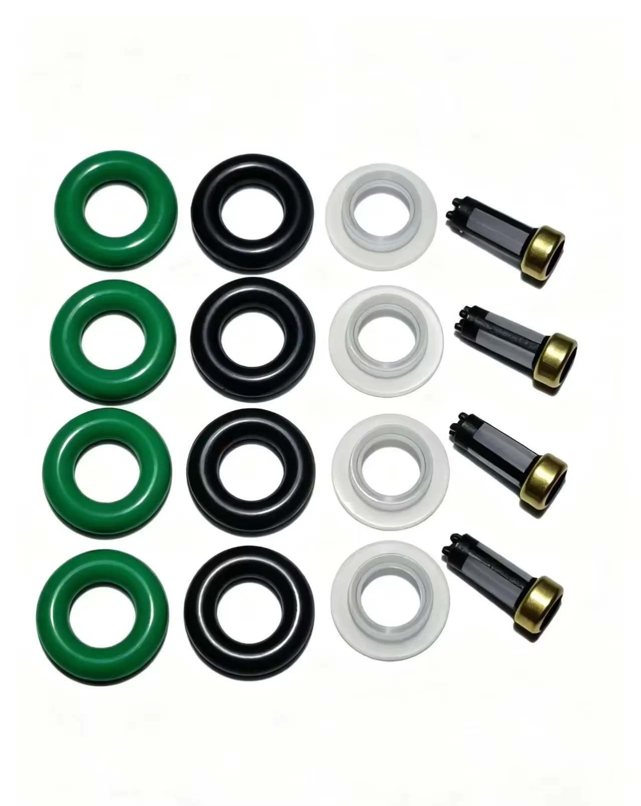 4 Juegos de Kits de Reparación de Inyectores de Combustible, Kits de Servicio para Inyectores de Combustible Nissan Sentra #   Fbjb100 Fbjc100 16600-5L700 166005L30 Jlf-Rk010
