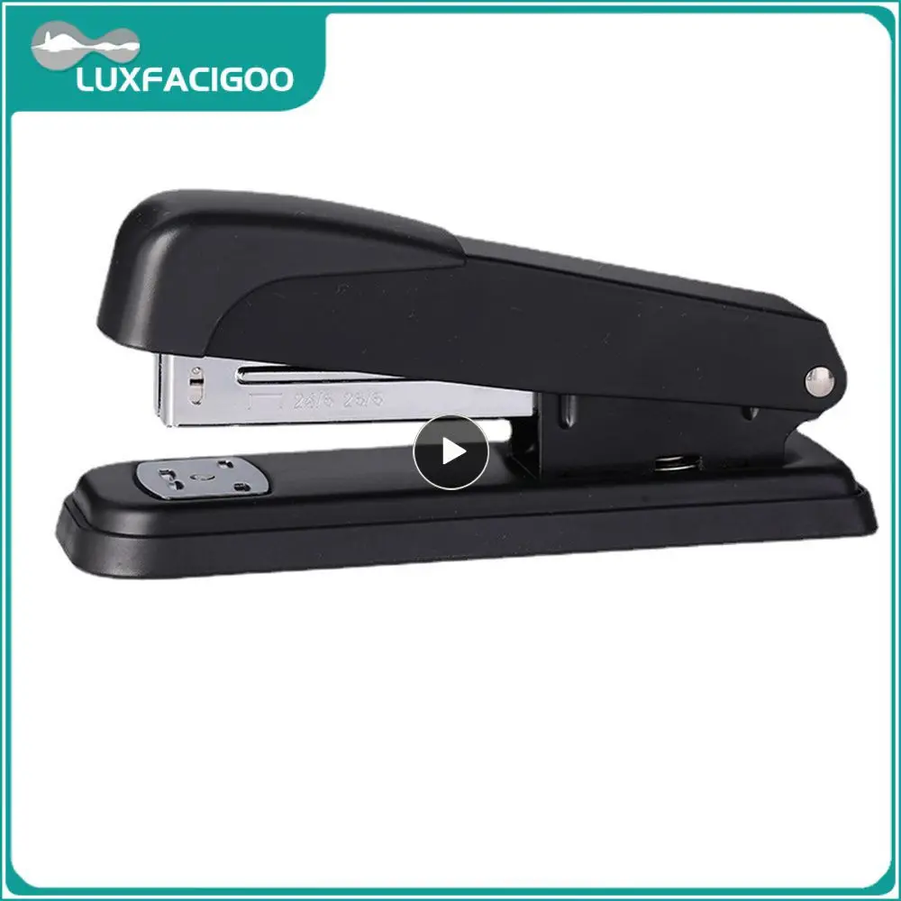 Grapadora de mano portátil, grapadora estándar que ahorra tiempo, suministros de oficina, papelería, duradera, creativa