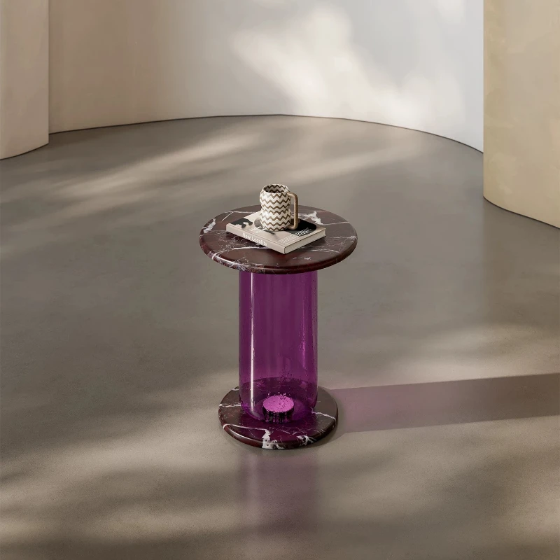 Light luxury marble bubble glass edge a few Nordic modern cream style