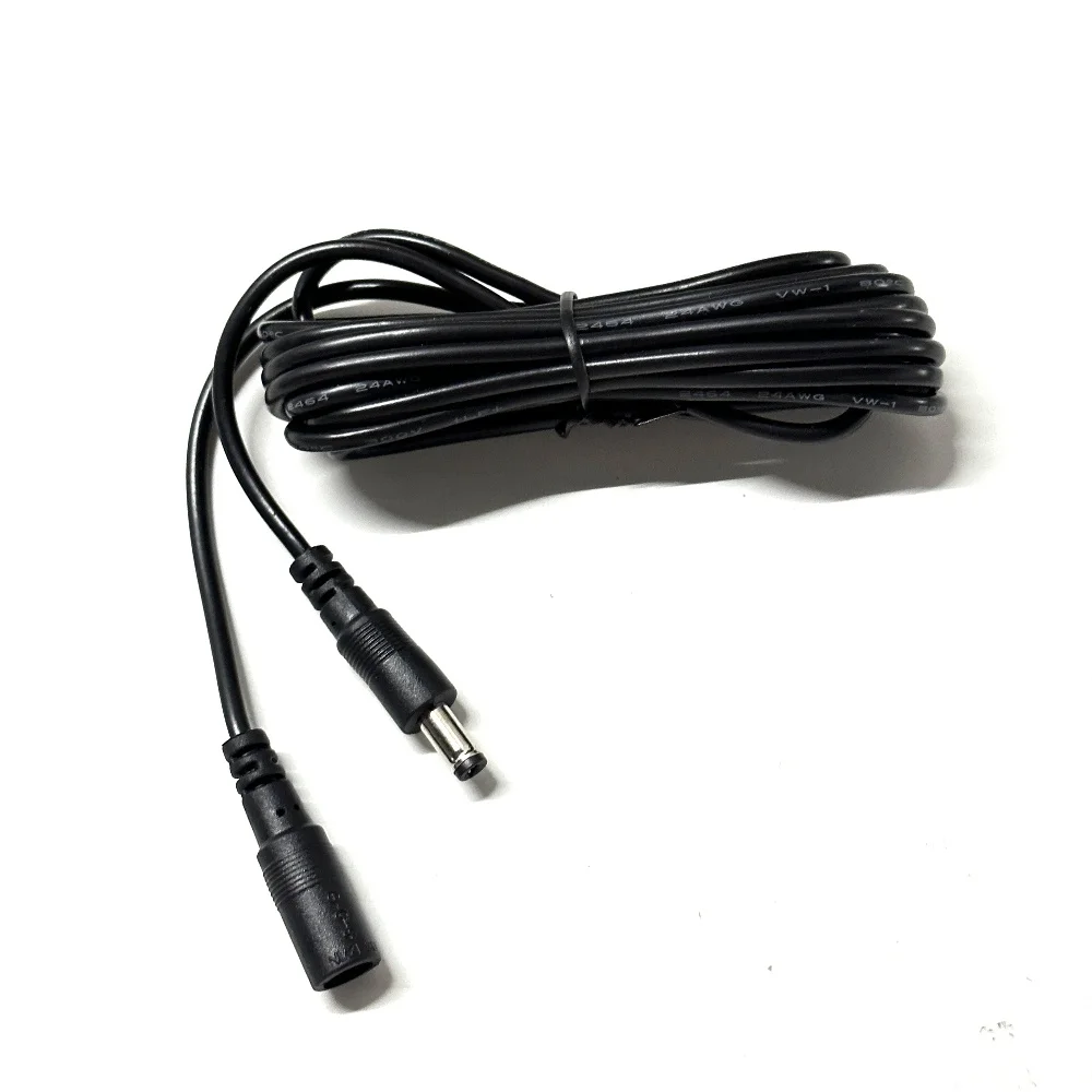 3/5/10/15/20/30M DC 12V Power Extension Cable 5.5*2.1mm Connector Male To Female For CCTV Security Camera Extended Power cable