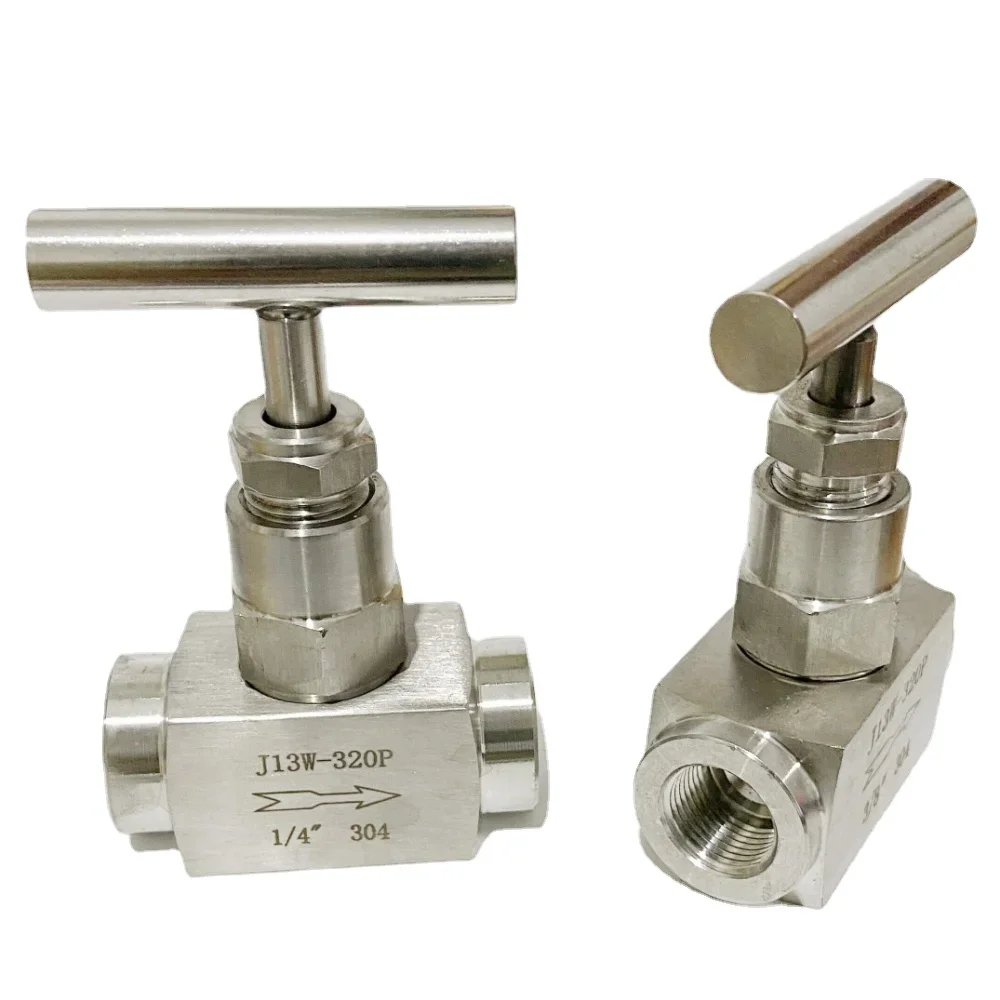 304 Stainless Steel High Pressure Needle Valve - 1/4