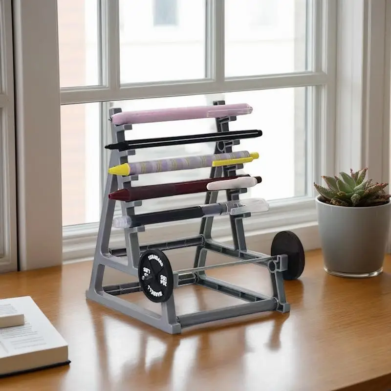 حامل قلم للمكتب جمالي مضحك ديكور مكتبي لوازم الطاولة للمنزل تمثال كمال الاجسام القرطاسية الصالة الرياضية المراهقين العمل الرياضيين