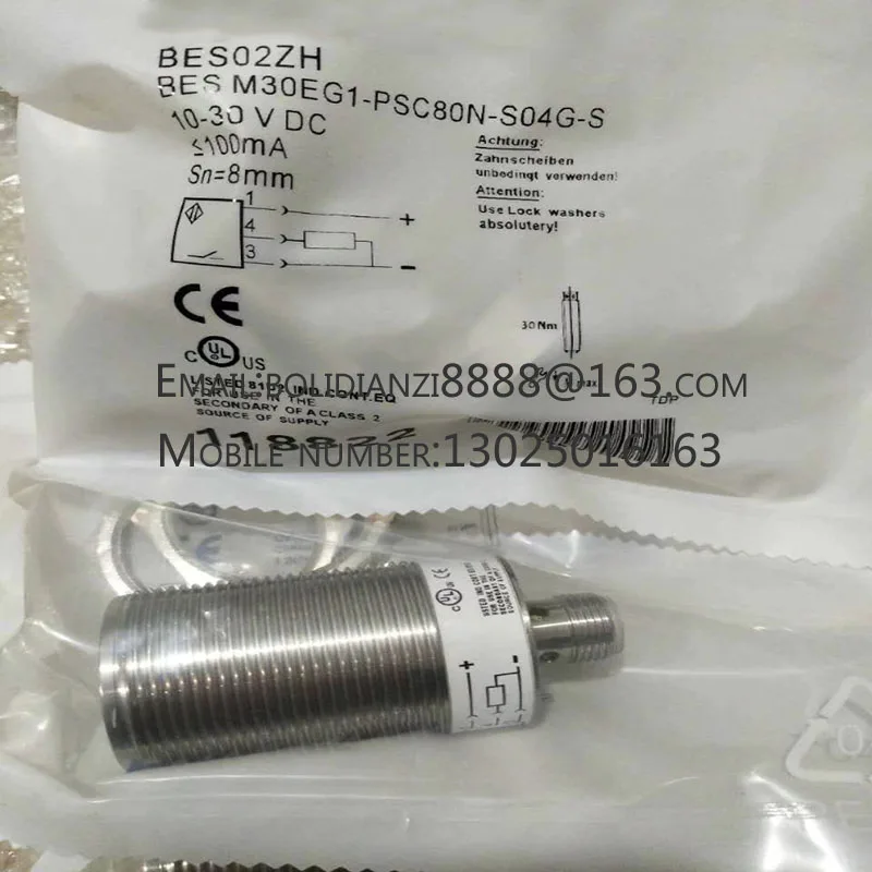 

Новый датчик приближения BES02ZJ BES M30EG1-PSC80S-S04G-S в наличии