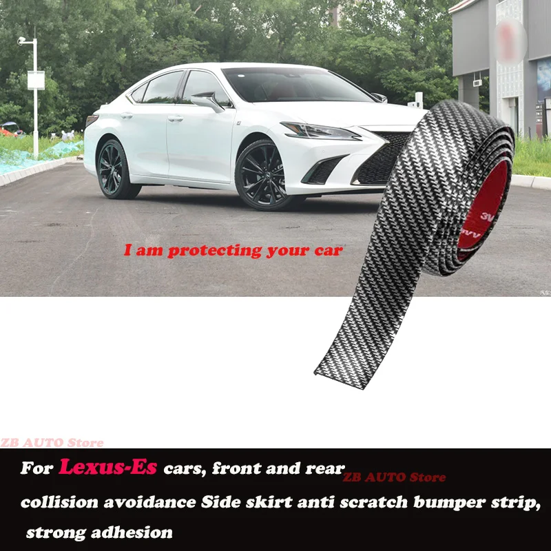 

Strong adhesive bumper strip, front and rear lip side skirts, collision and scratch resistant, suitable For Lexus ES