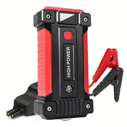 Safe Jump Starter Portable Charger 2000A Car Booster 12V Auto Starting Device Emergency Starter 6.0L Gas and 5.0L Diesel Engines