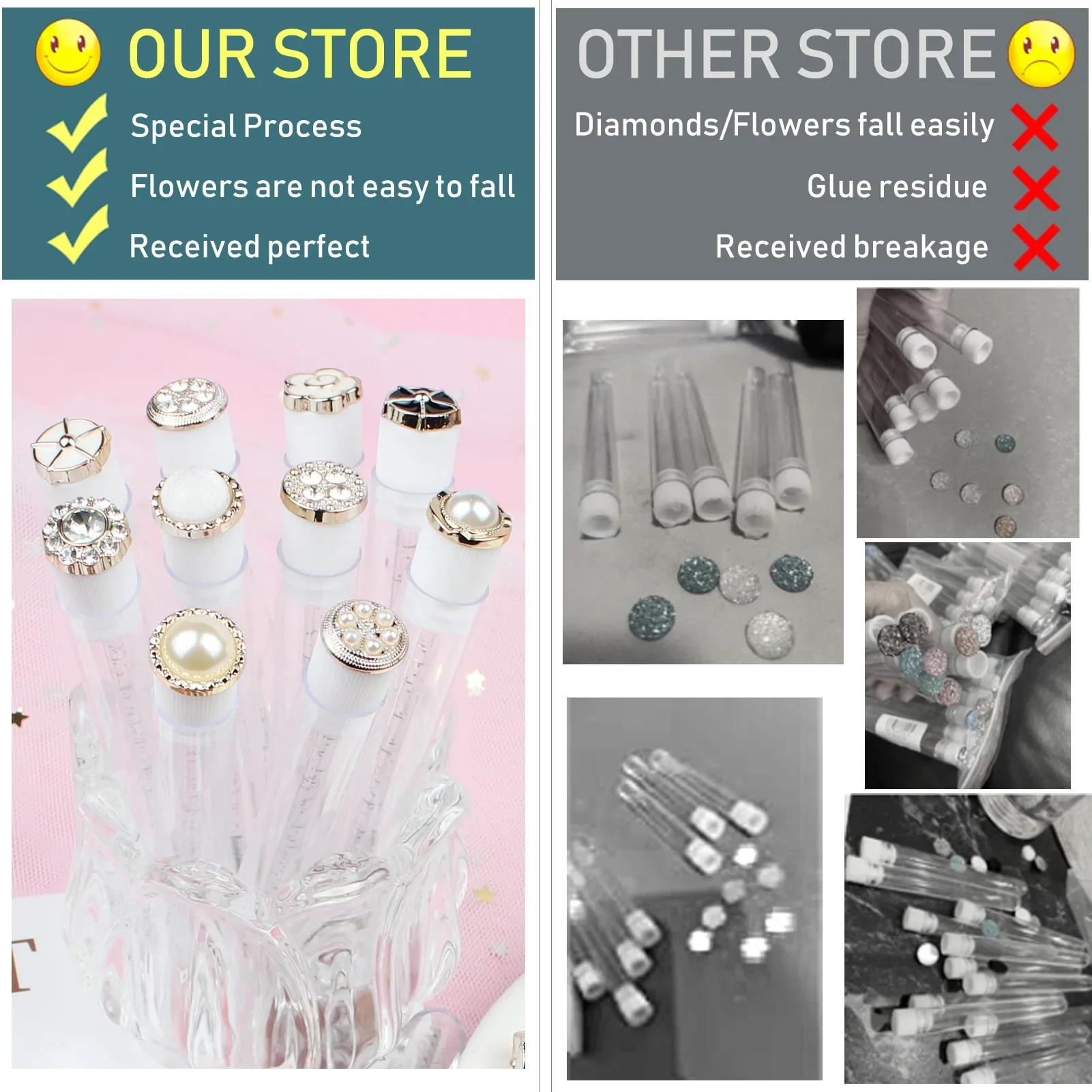 Mascara Wands Tube 20pcs Reusable Lash Spoolies Pear Diamond Tube Eyelash Brush Tubes Spoolies Lash Extension Brushes Applicator