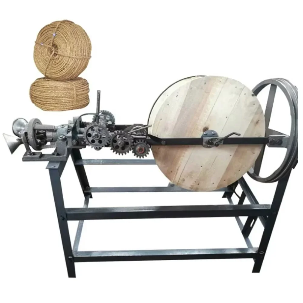 

Automatic rope handle making machine