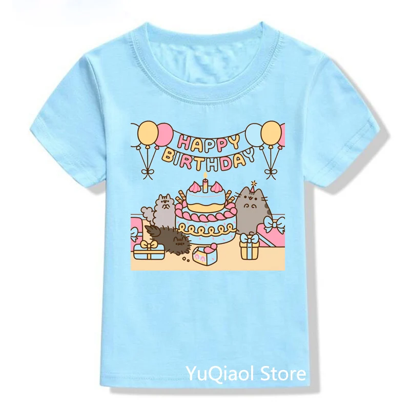 New Children Cartoon Tshirt Cool Dino Animal Print T-Shirt Baby Boy Clothes Blue T Shirt Summer Top Dinosaur Lover Birthday Gift